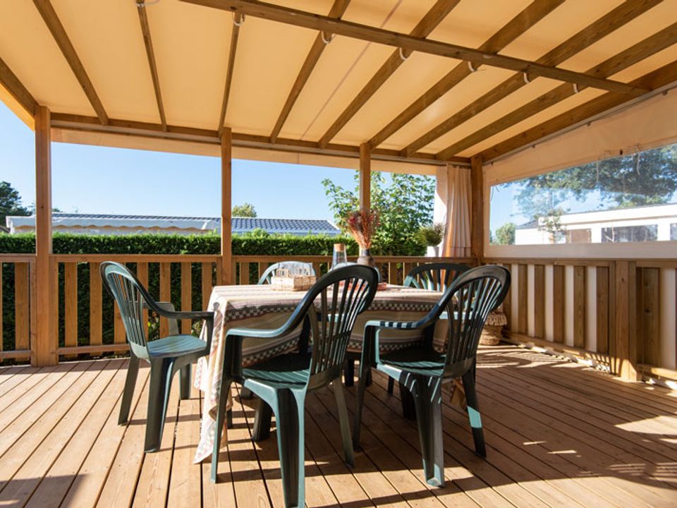 Camping Club Les Brunelles - MS Vacances - Mobil home - Mobilhome 4 personnes - Olbia CONFORT Climatisé - Quartier Piéton