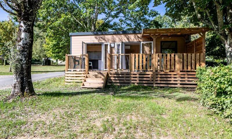 Le Coiroux - Mobil home - Mobil Home Premium 3 chambres 6 personnes, Terrasse semi couverte, TV, CLIM, 33 m² (2023)