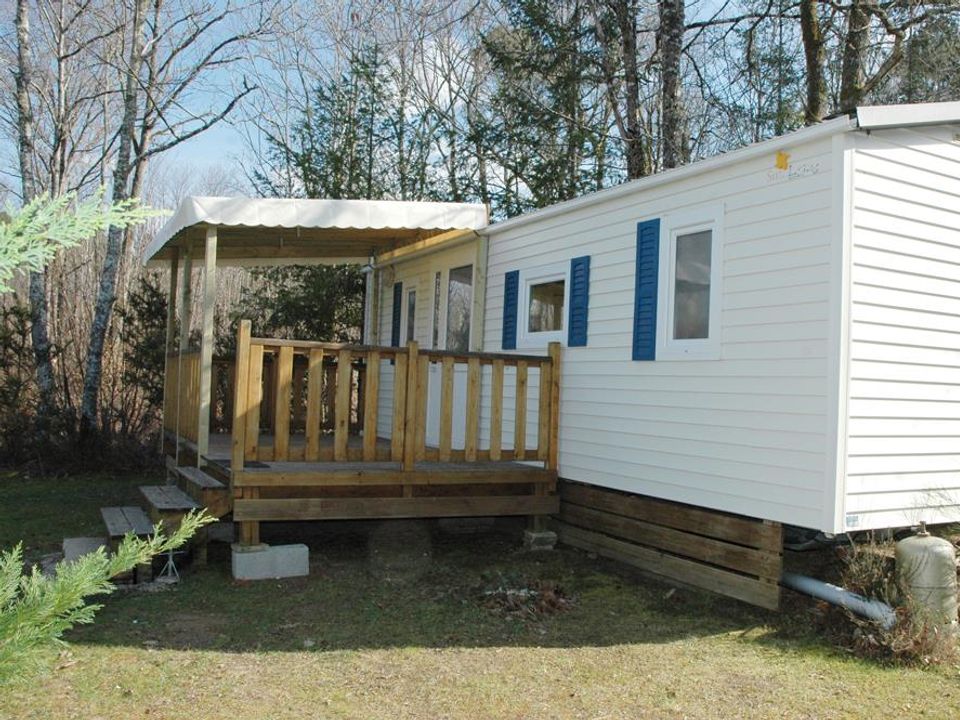 Les Pialades - Mobil home - Mobilhome 4 personnes - Mobil-home 4 - 33m² avec terrasse couverte / 2 chambres