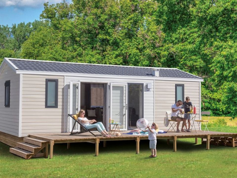 L'Orée du Bois - Mobil home - Mobilhome 4 personnes - Confort+ 4 personnes 2 chambres 32m²
