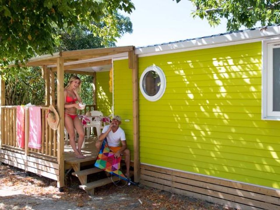 International et Spa - Mobil home - Mobilhome 4 personnes - Mobil-home Créole 32 m² - 3 pièces - 2 chambres - Climatisation