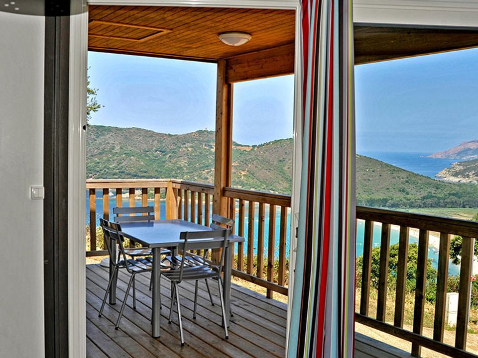 Torraccia - Châlet - Chalet 5 personnes - Chalet Vue Mer Confort 35m² (2ch - 5 pers) + Clim (S)