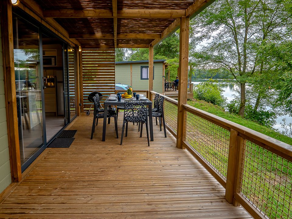 Camping des Ballastières - Châlet - Chalet 5 personnes - Cottage 2 chambres