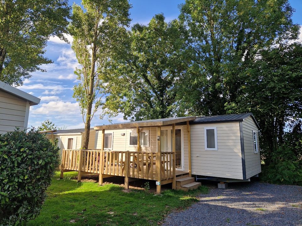 Le Clos de Balleroy - Mobil home - Mobilhome 6 personnes - Evo 35 - 3 chambres - 33 m² + terrasse semi couverte