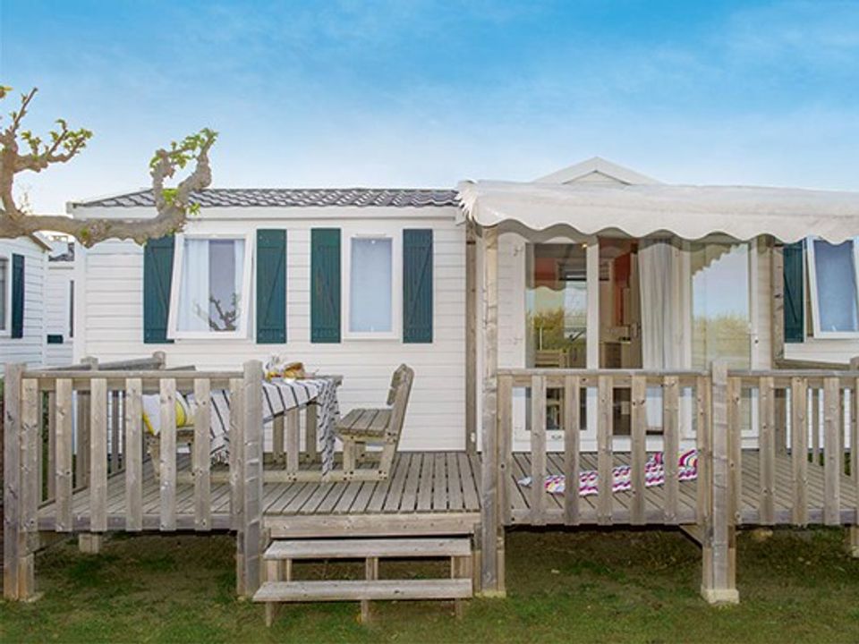La Marine - Mobil home - Mobilhome 4 personnes - Comfort XL | 2 Ch. | 4 Pers. | Terrasse surélevée | Clim.