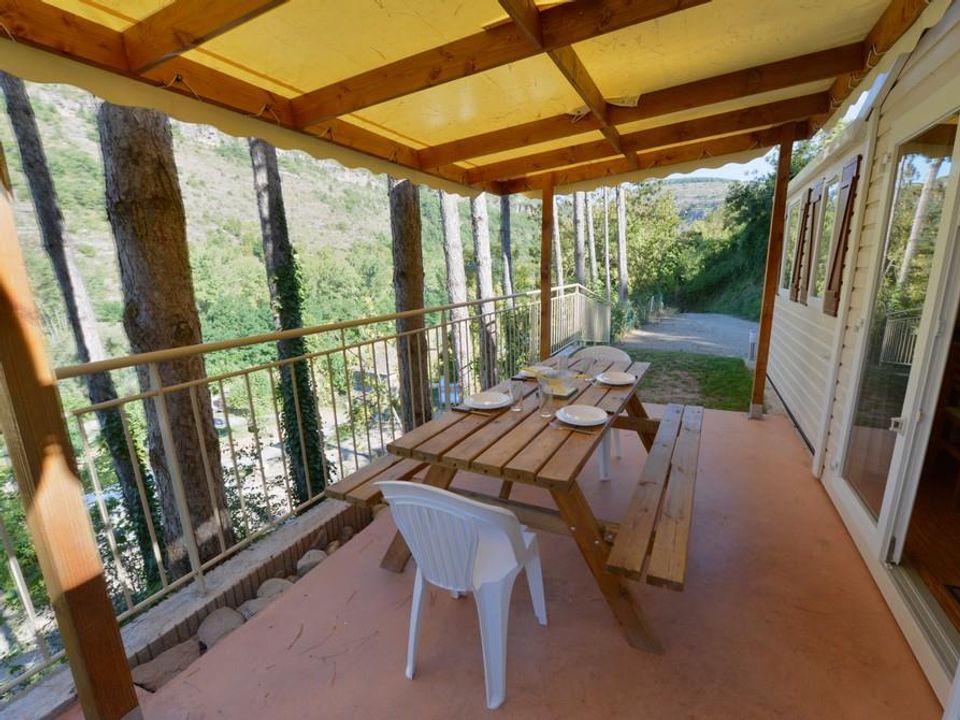 La Cascade - Mobil home - Mobilhome 6 personnes - Super Cordelia Mobil-home 32m² - 3 chambres - 5/6 pers. - Télévision (sam./sam. Juillet et Août )