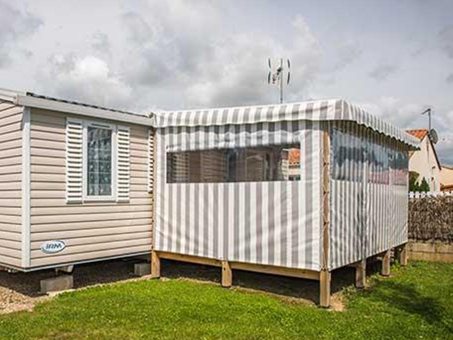 Les Dinosaures - Mobil home - Mobilhome 6 personnes - Cosy: 5 personnes + 1 bébé (lit parapluie)