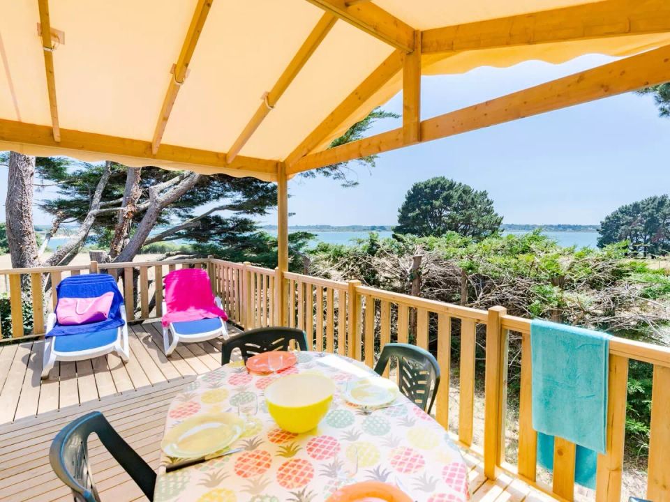 Camping de la Baie - Mobil home - Mobilhome 4 personnes - Premium Vue Mer 3 Pièces 4 Personnes + TV