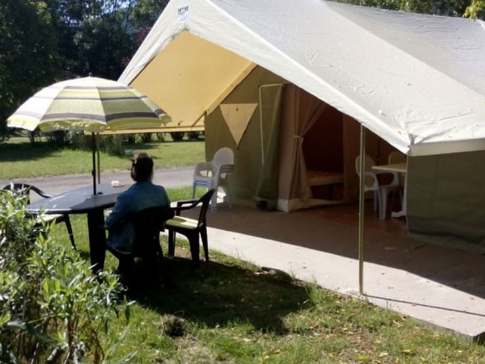 Les Lacs - Mobil home - Tente en toile et en bois 4 personnes - LODGE TOILE sans sanitaires