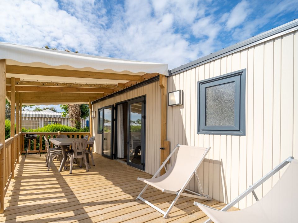 Les Genêts - Mobil home - Mobilhome 6 personnes - PREMIUM 3 chambres env 34m²