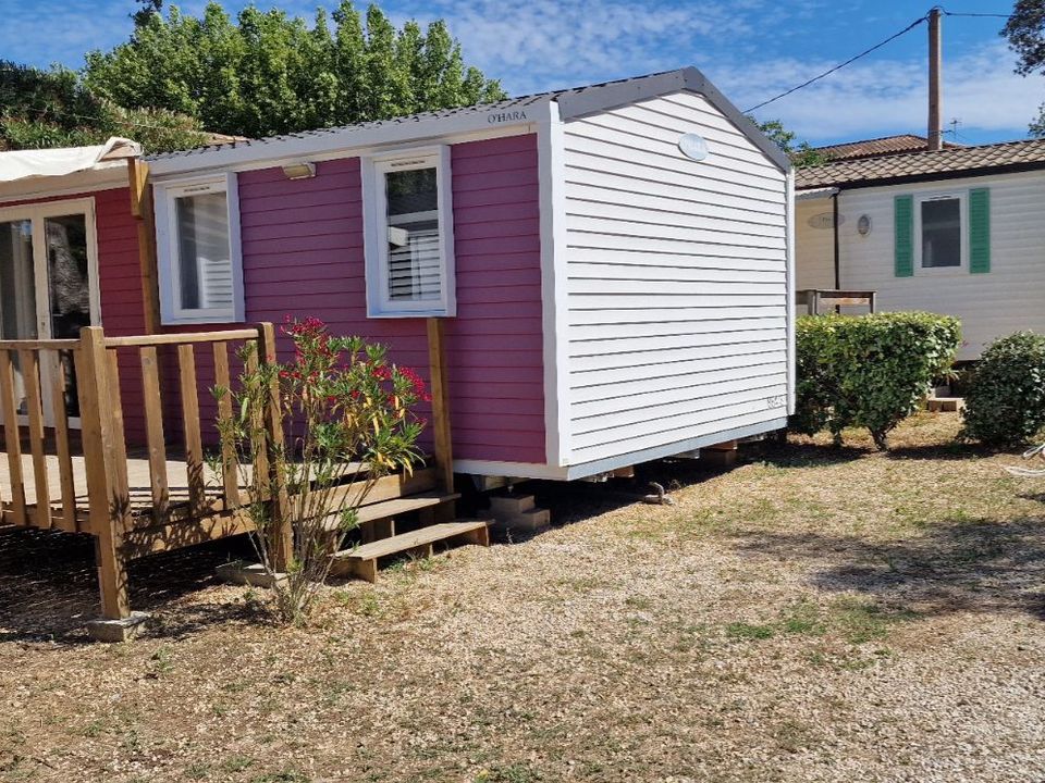 Orly d'Azur - Mobil home - Mobilhome 6 personnes - Mobile-home Grassois Confort 33m² - 3 chambres - terrasse semi-couverte - clim