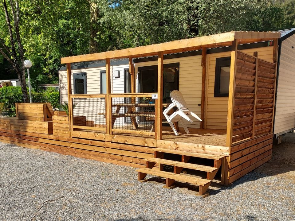 Au Vallon Rouge - Mobil home - Mobilhome 4 personnes - Cosy TV Clim - 2 chambres - 4 personnes