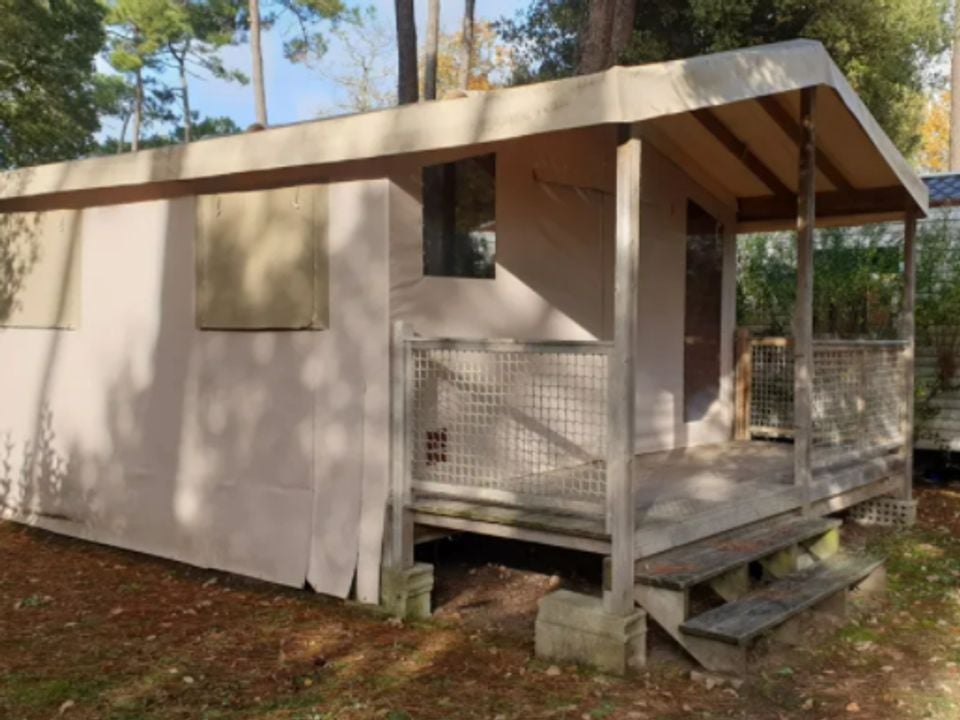 Le Champ Long - Mobil home - Tente en toile et en bois 5 personnes - Lodge sans sanitaires