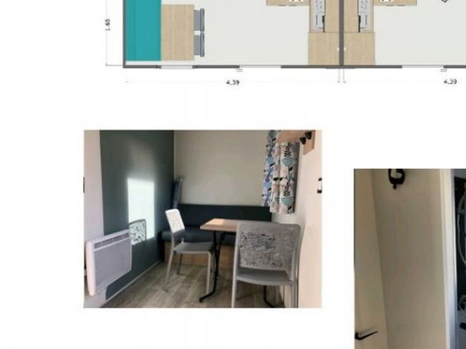 Le Lignon - Mobil home - Mobilhome 4 personnes - LILAS ROSE LYS MIMOSA