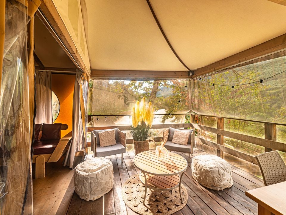 delle Rose - Mobil home - Tente en toile et en bois 5 personnes - RIVIERA LODGE