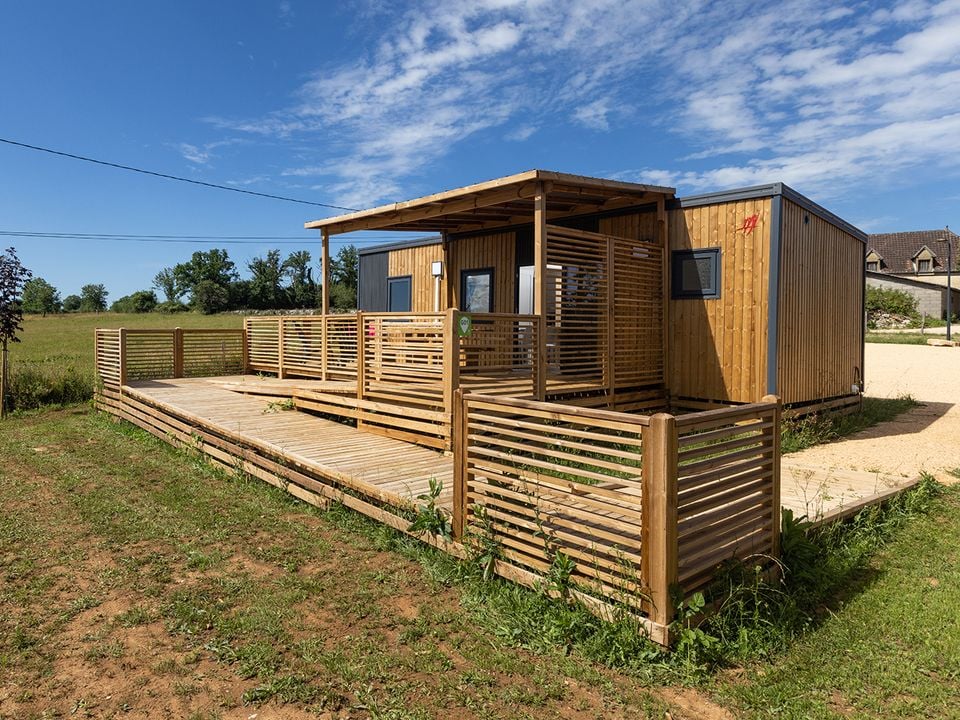 Le Ventoulou - Mobil home - Mobilhome 4 personnes - Cottage Terrasses du Causse - Accès PMR