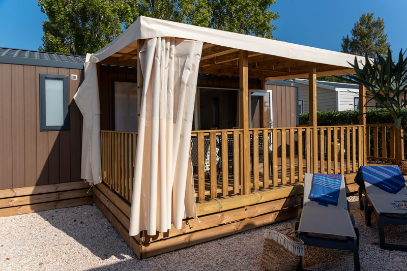 Camping Club Le Trianon - MS Vacances - Mobil home - 4p - Cottage Toscane PREMIUM