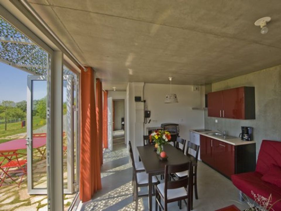 Les collines de Sainte-Féréole - Mobil home - Gîte 6 personnes - LODGE