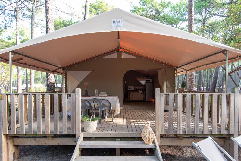 Camping Club Plage Sud - MS Vacances - Tente meublée - 5p - Tente Maori