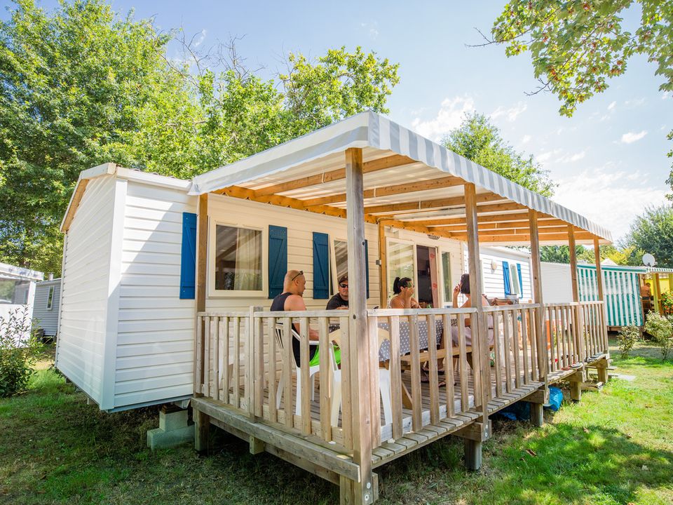 Les Bruyères - Mobil home - Mobilhome 6 personnes - Mobil Home 2 ch 4/6 pers Terrasse Couverte
