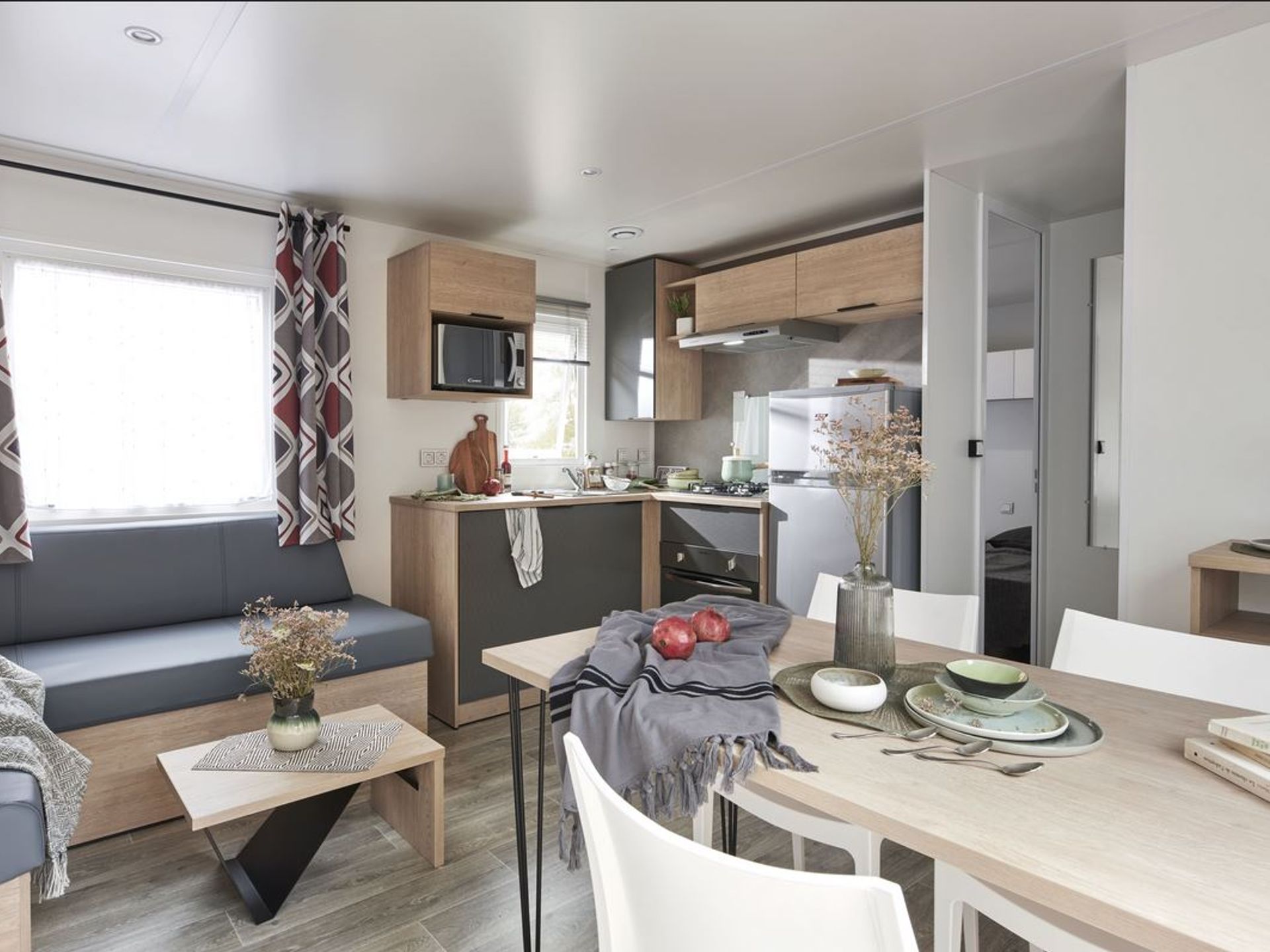 Le Soleil de Crécy - Mobil home - LODGE 3 CHAMBRES