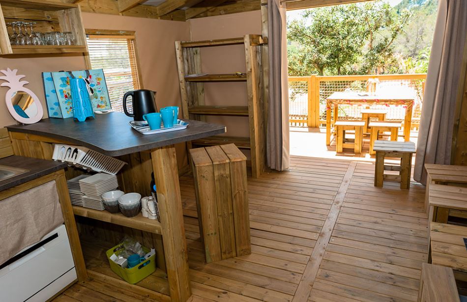 La Pierre Verte - Lodge - LODGE KRUSOE VUE LAGON