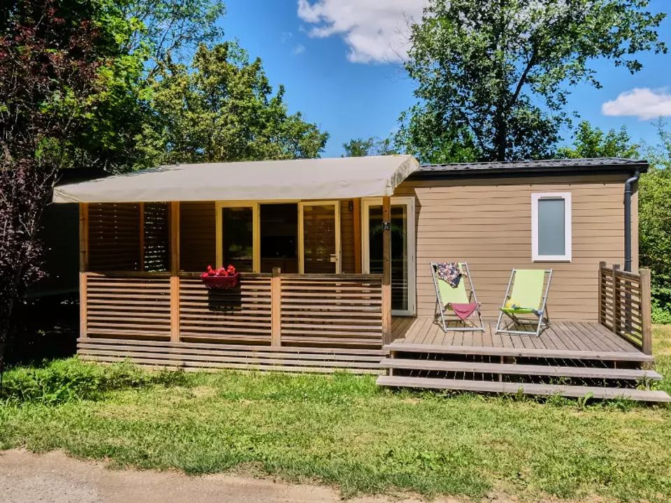 Domaine du Couriou - Mobil home - Mobilhome 4 personnes - Premium 3 Pièces 4 Personnes Climatisé + TV