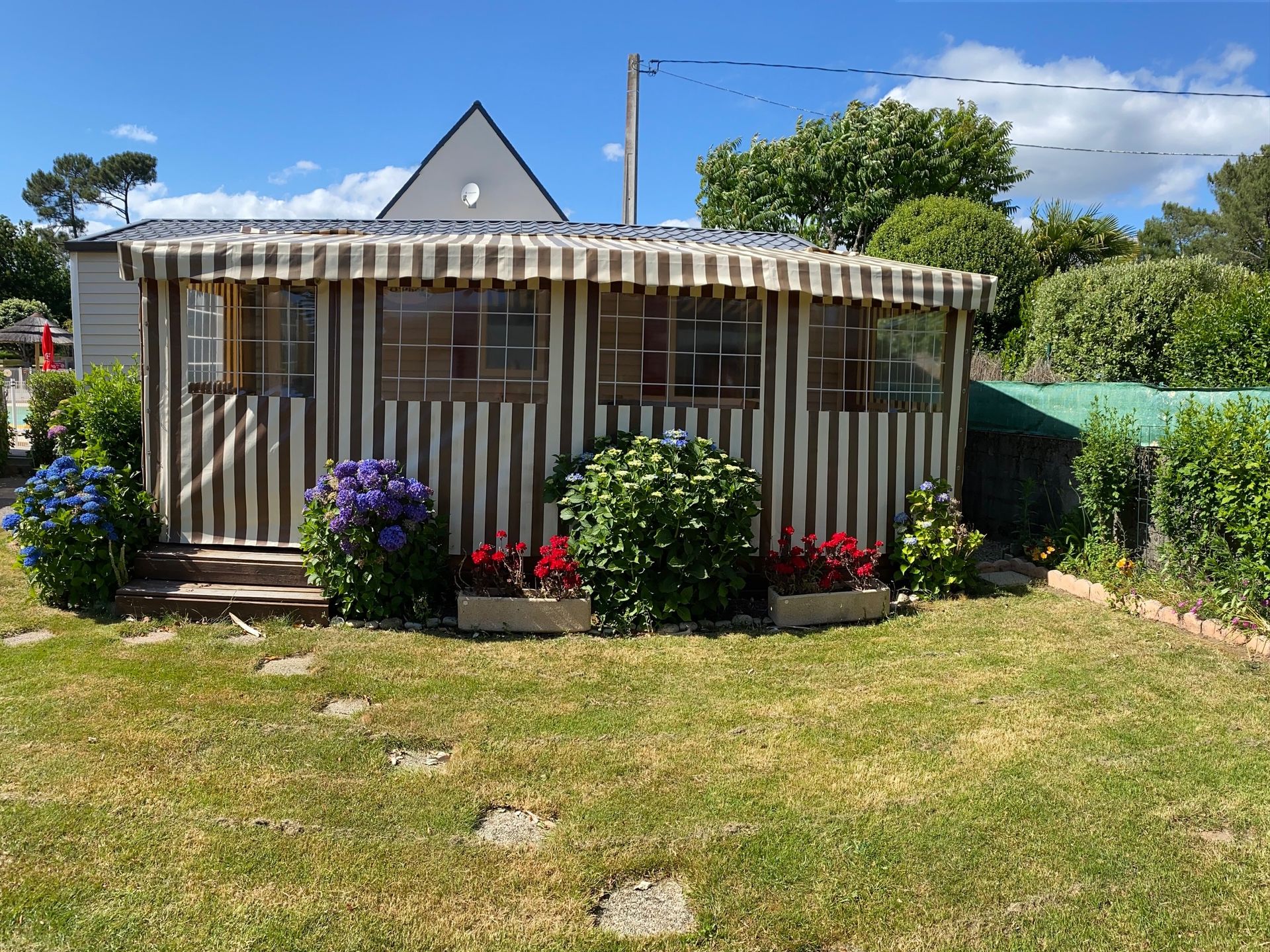 Le Kerabus - Mobil home - 3 chambres - terrasse couverte - TV -