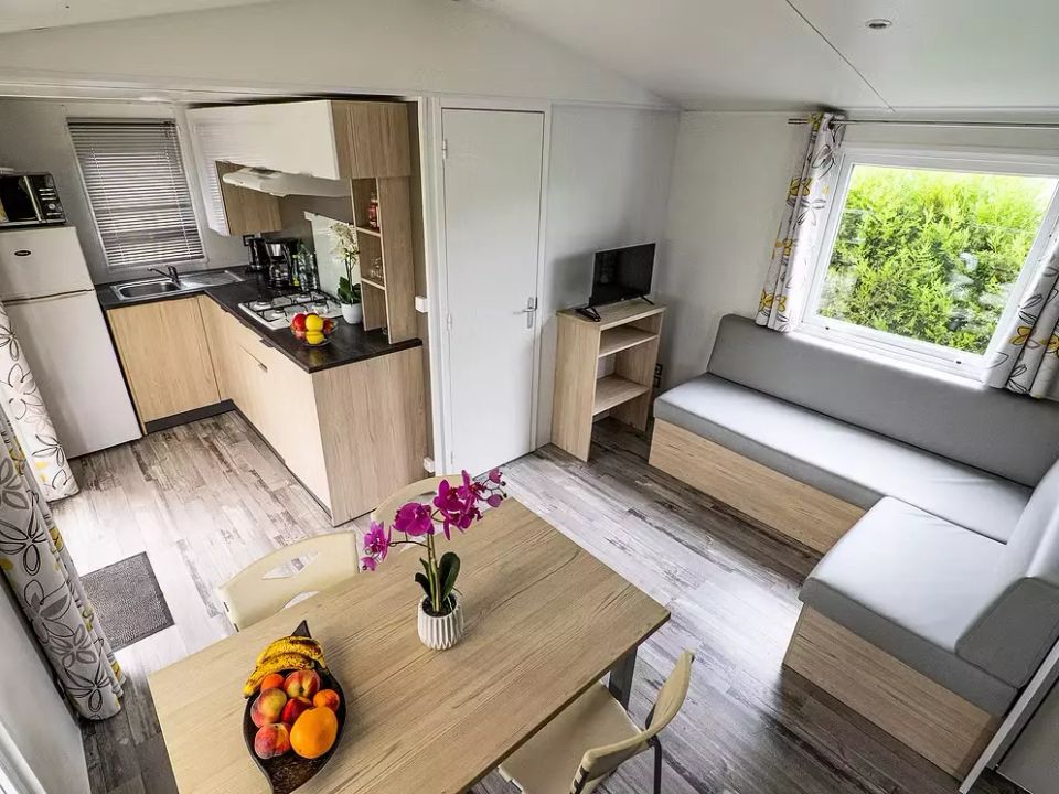 Country Park - Touquin - Mobil home - Mobilhome 6 personnes - Mobil-Home Privilège Noya 4 Pièces 6 Personnes + TV