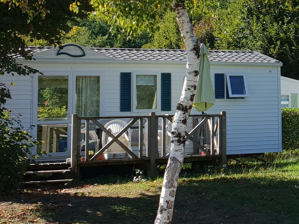 L'Echo du Malpas - Mobil home - Mobilhome 8 personnes - Mobil home Confort 31m² / 3 chambres + TV + Terrasse non couverte 6/8 pers