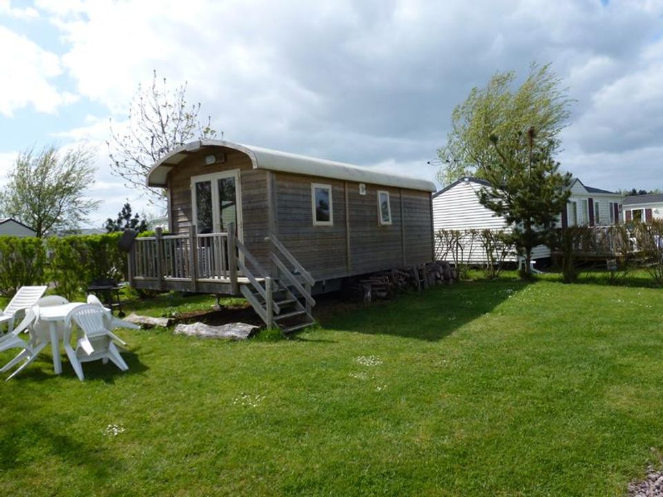 Les Peupliers - Mobil home - Insolite 4 personnes - Roulotte (2 chambres)