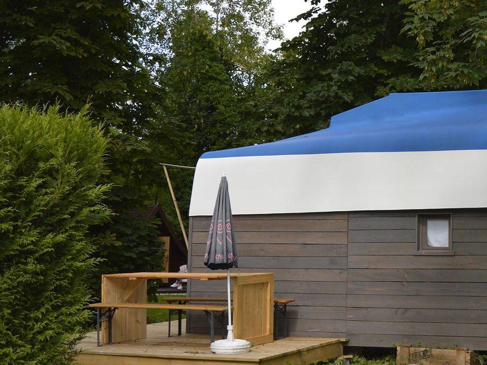 Village de la Champagne - Mobil home - Hébergement 5 personnes - REVE DE ROBINSON BOHEME adapté PMR