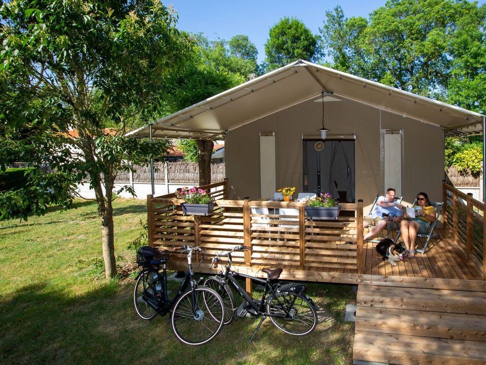 Le Both d'Orouët - Tente meublée - Tente en toile et en bois 5 personnes - Le Lodge Oulébo