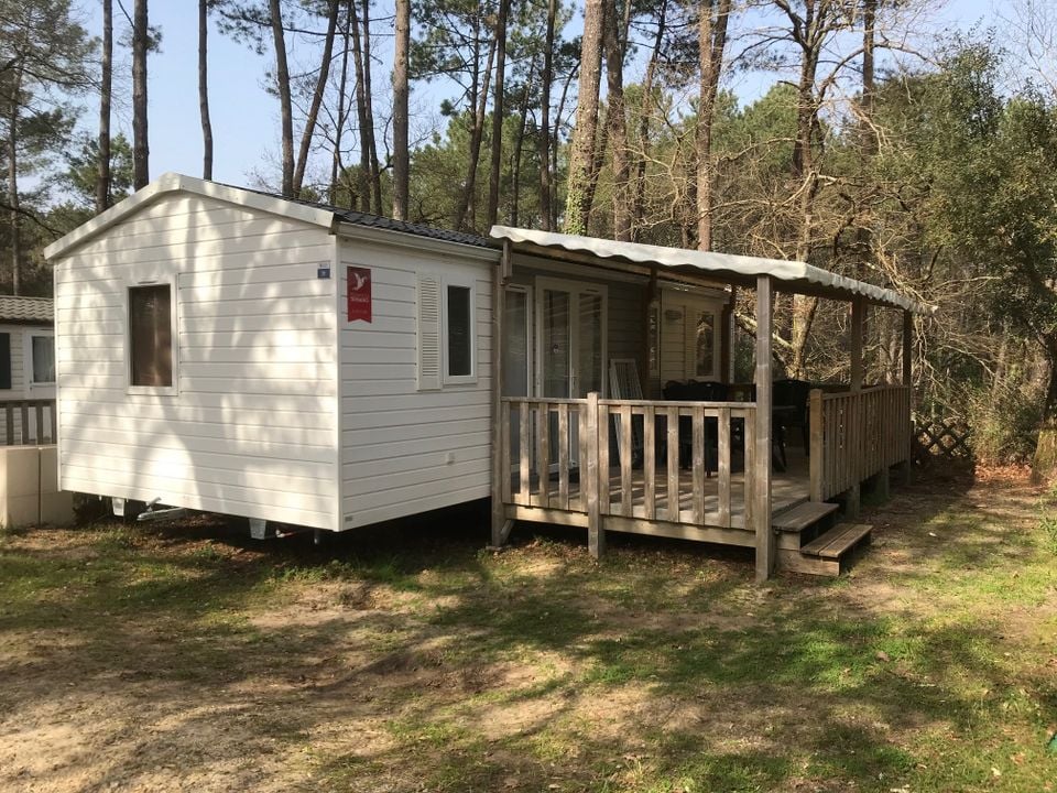 Les Deux Etangs - Mobil home - Mobilhome 6 personnes - Mobil-home Standard 35m² 3 chambres + Terrasse + TV