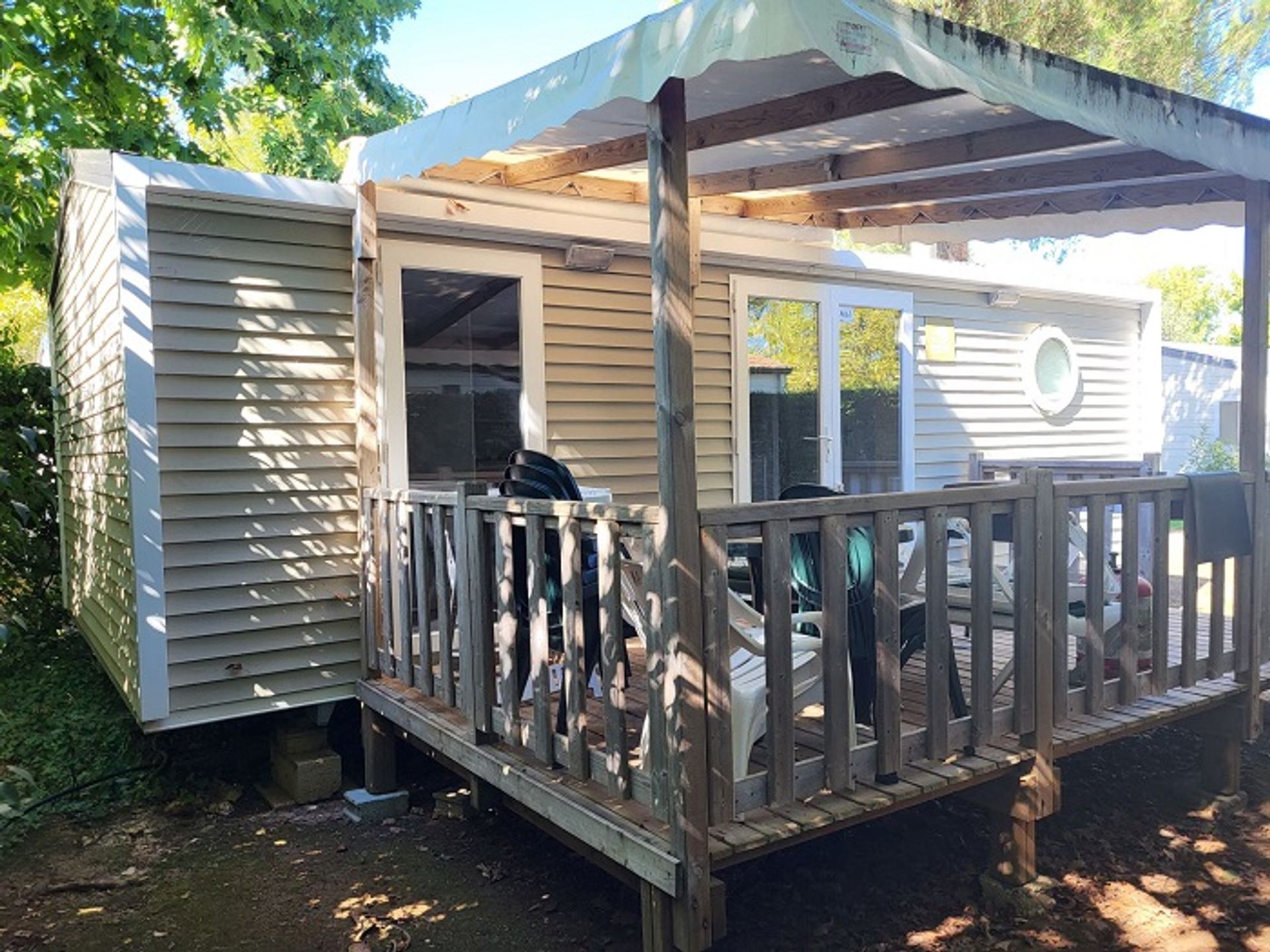 l'Escale du Perthuis - Mobil home - Mobile-Home Confort 26m² 2ch 4 + terrasse semi couverte (coté plage)