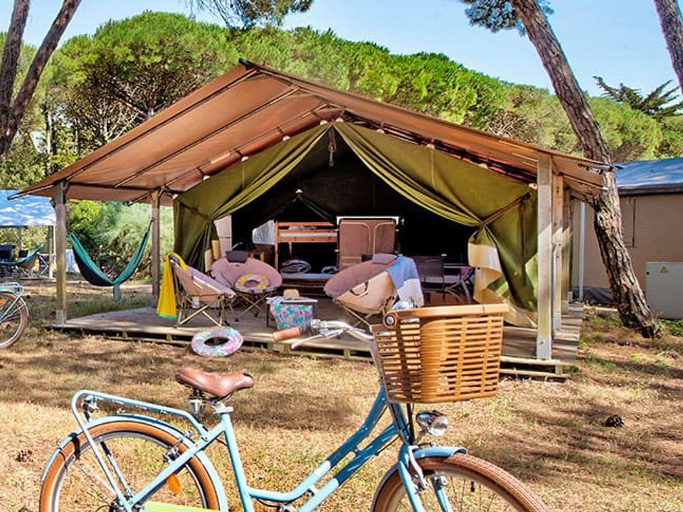 Fondespierre - Bungalow - Bungalow toilé 5 personnes - Free Flower Tente Bali