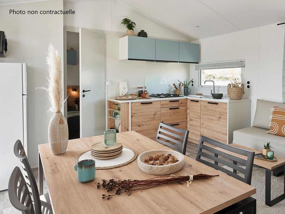 Campilô - Mobil home - Mobilhome 6 personnes - Cottage Du Lac PREMIUM++ 3 chambres - FACE PLAN D'EAU 6 pers