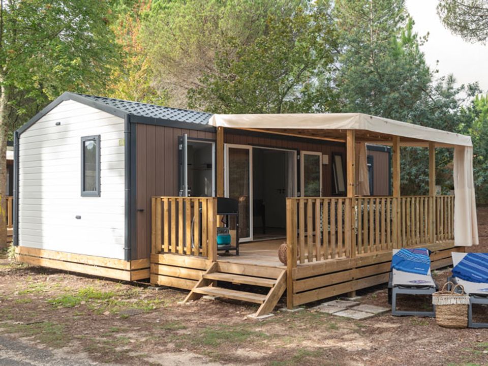 Camping Club Médoc Plage - MS Vacances - Mobil home - Mobilhome 6 personnes - Bahia PREMIUM