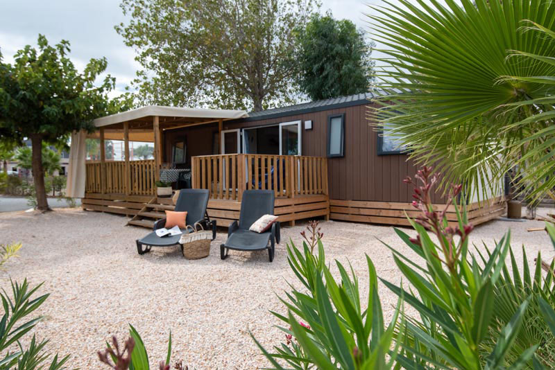 Camping Club Les Tamaris - MS Vacances - Mobil home - 8p - Cottage Tribu CONFORT climatisé