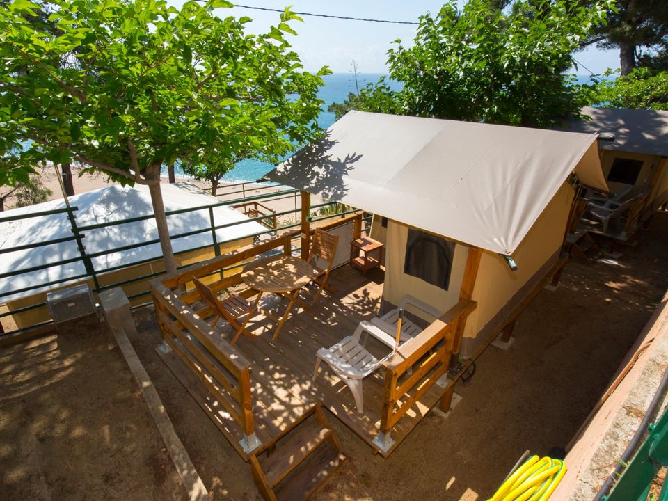 Bonavista - Tente meublée - Tente en toile et en bois 2 personnes - BALEARES