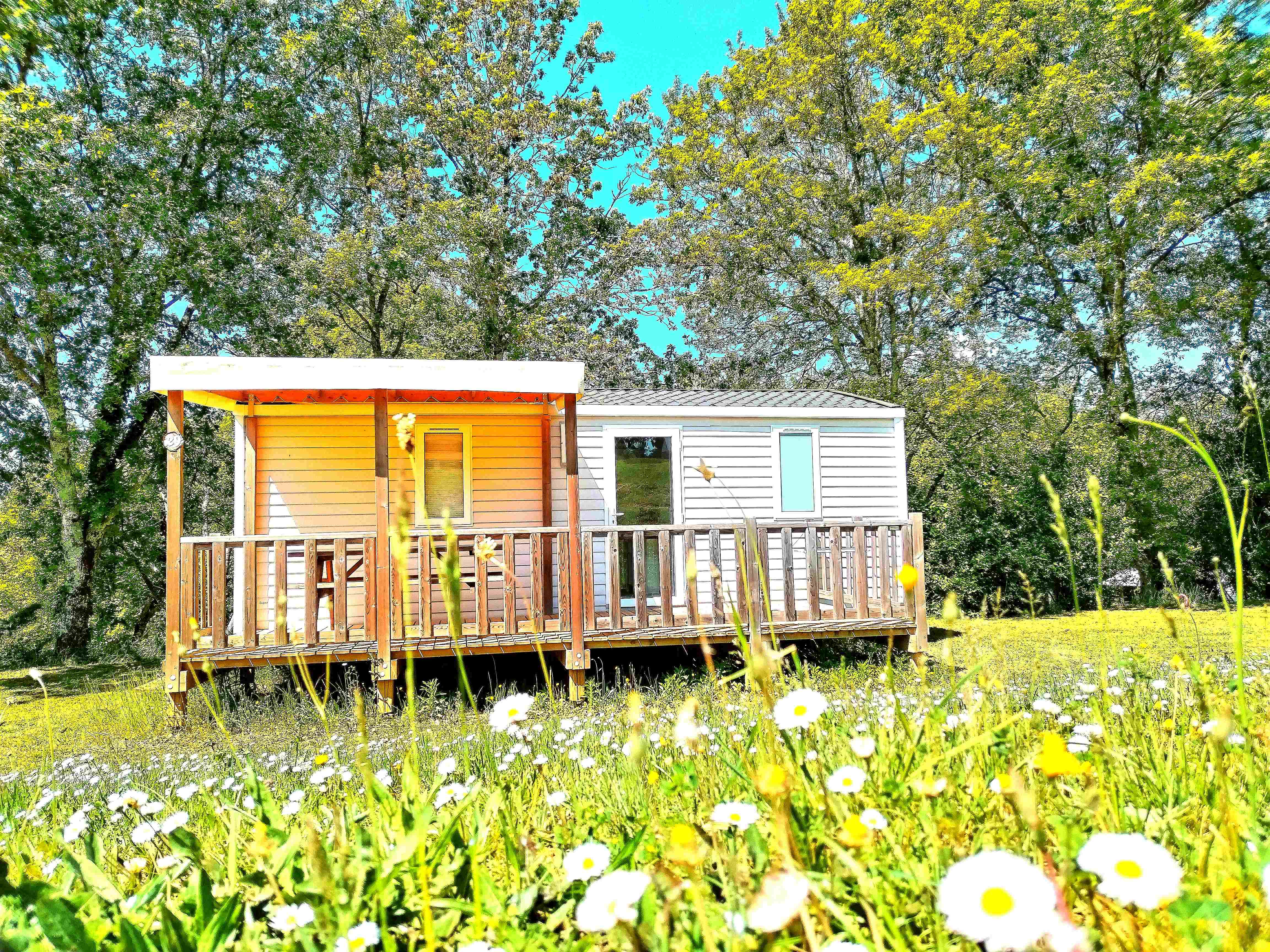 Camping Le Valenty - Mobil home - Mobil home 2 chambres neuf 2025 Tarn-et-Garonne lave- vaiselle