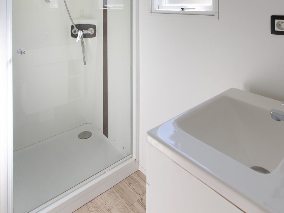 La Catinière - Mobil home - Mobilhome 4 personnes - CONFORT - 2 Chambres - TV - avec terrasse semi couverte