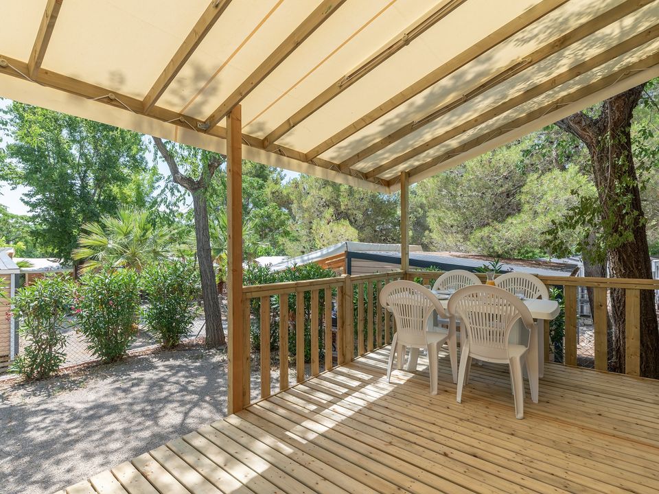 Fabulous - Mobil home - Mobilhome 6 personnes - Mobil-home | Comfort XL | 3 Ch. | 6 Pers. | Terrasse surélevée | Clim. | TV