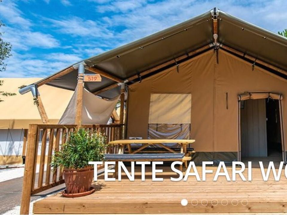 Le Mouliat - Mobil home - Tente en toile et en bois 5 personnes - Safari lodge sans sanitaires