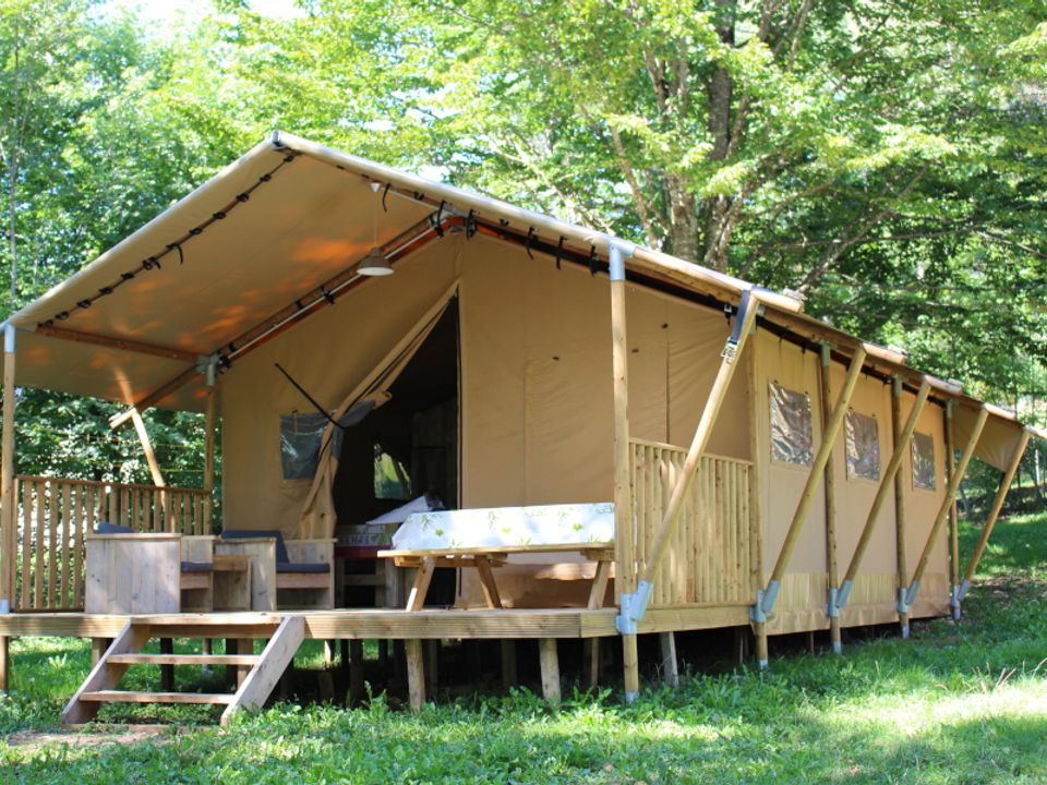 Camping de Boÿse - Lodge - Lodge 5 personnes - Lodge 2 chambres avec SB - 5 pers