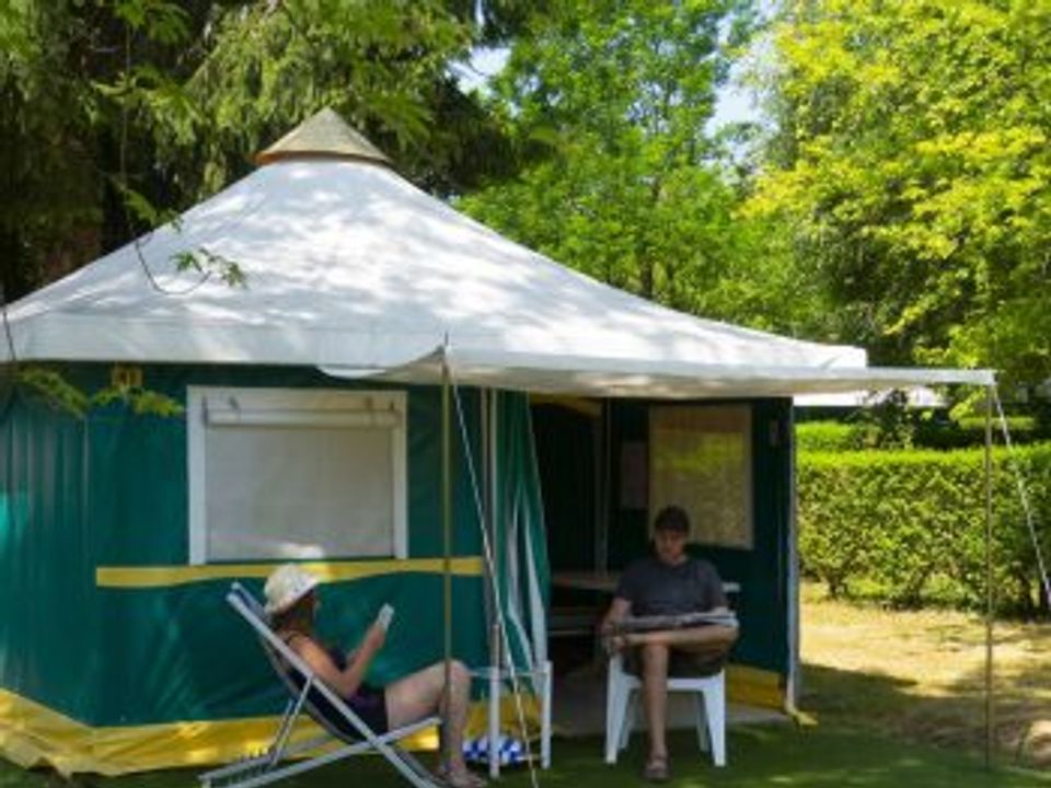 Le Coiroux - Bungalow - Bungalow toilé 4 personnes - Lodge Eco 2 chambres 4 (sans sanitaire)