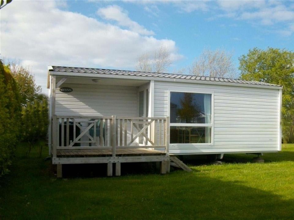 Camping du Lac de Pont - Mobil home - Mobilhome 5 personnes - LOGGIA