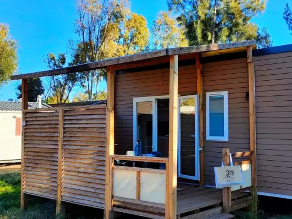 Les Palmiers - Mobil home - Mobilhome 4 personnes - Mobil-Home Idaho Standard 3 Pièces 4 Personnes Climatisé + TV