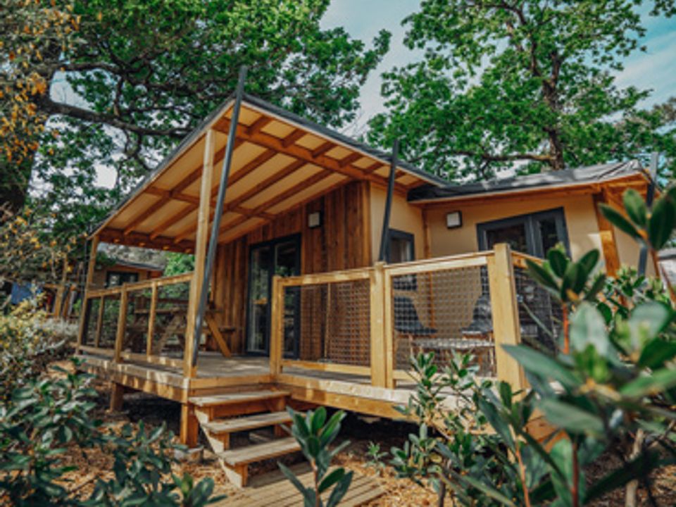 Camping des Pins - Mobil home - Hébergement 6 personnes - Ecolodge PREMIUM DUNE