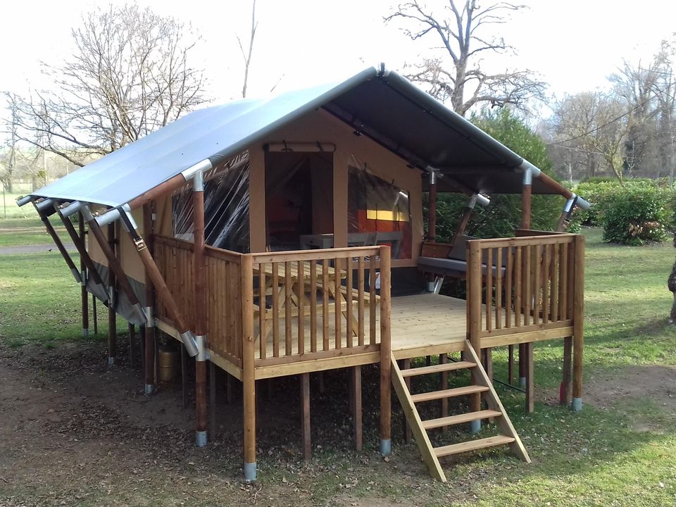 Les Loges - Lodge - Lodge 4 personnes - LODGE SAFARI (Sans sanitaires)